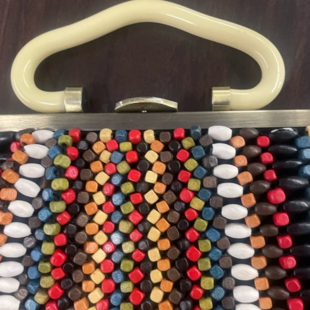 Patricia Nash Multicolor Beaded Handbag